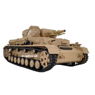 HENG LONG Dak Panzer iv AUSF F-1 Radio Remote Control BB Shoot Tank