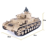 HENG LONG Dak Panzer iv AUSF F-1 Radio Remote Control BB Shoot Tank