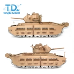 PRE Order Tongde 1/16 RTR RC Military Tank Matilda III IV 320 Degree IR Light Sound Smoke