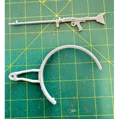 King Tiger 1/16 Tank Part M34 Machine Gun and Holder 3D Printed Fit Heng Long