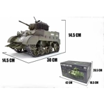 M5A1 1/16 2.4G RC Tank Sound Recoil Shooting Simulated Vehicles Models