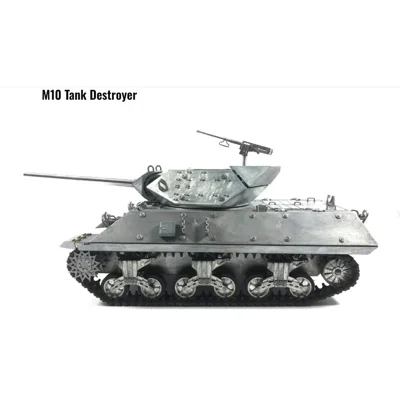 Mato RTR RC Tank 100% Metal 1/16 M10 RC Tank Destroyer Infra Red Barrel Recoil or BB