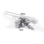 Metal 50 Caliber Heavy Machine Gun Part Fit Heng long Taigen Torro 1/16 RC Tank