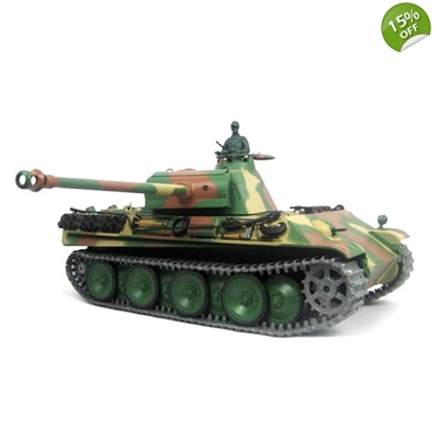 Heng Long Panther G Metal Tracks RC Tank 1/16 Pro 2.4G 7.0 V--BB Shooting & IR battle