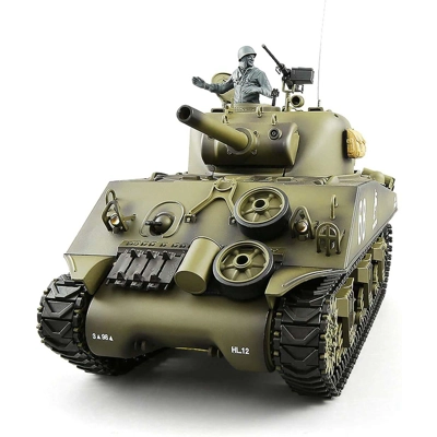 Heng Long M4A3 Sherman Radio Control RC TANK M4A3 2.4G BB Shoot Smoke Engine Sounding