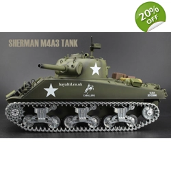 Heng Long Sherman M4A3 rc Tank 1/16  PRO with Me..