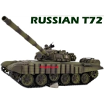 Heng Long Russian T72 RC tank 1/16 BB shoot / Smoke / Sound & IR Battle 7.0