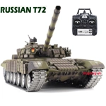 Heng Long Russian T72 RC tank 1/16 BB shoot / Smoke / Sound & IR Battle PLATINUM