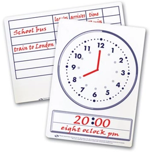 TIME DOUBLE SIDED DRY ERASE ..