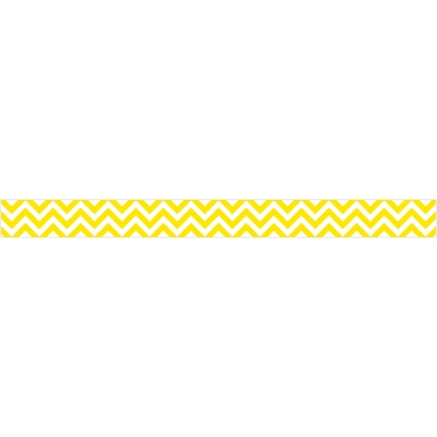 Yellow Chevron Border