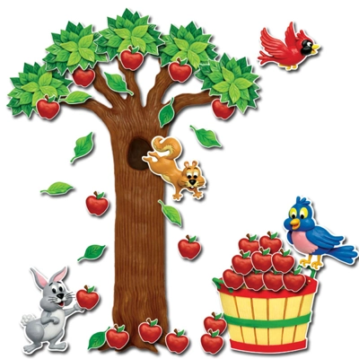 Apple Tree Bulletin Board Set