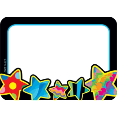 Poppin' Patterns Stars Labels