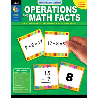 Math Games Galore: Operations and Math Facts, Gr. 2