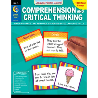 Language Games Galore: Comprehension and Critical Thinking, Gr. 3