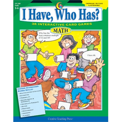 I Have, Who Has Math, Gr. 5-6