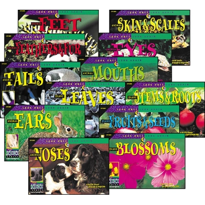 Look Once, Look Again! Plants & Animals Variety Pack