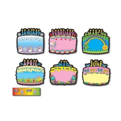 Birthday Cakes Bulletin Board Set
