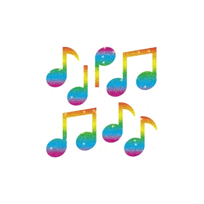 Music Notes Dazzle™ Stickers