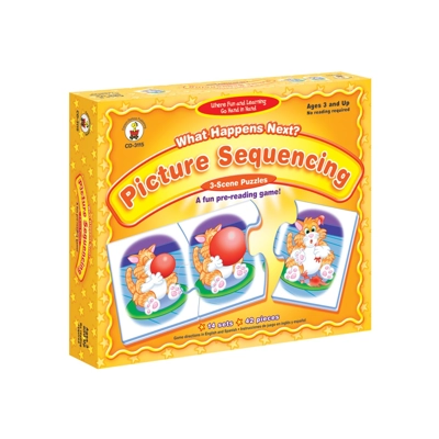 What Happens Next Picture Sequencing Board Game