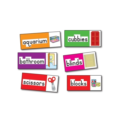 Print-Rich Classroom Labels Bulletin Board Set