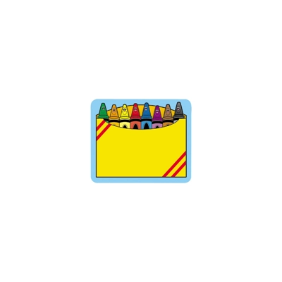 Crayon Box Name Tags