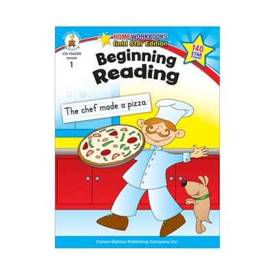 Beginning Reading Workbook Gr. 1 Gold Star Edition