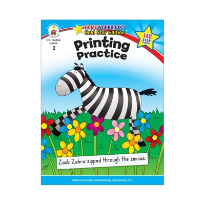 Printing Practice Workbook Gr. 2