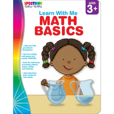 Learn With Me: Math Basics Ages 3+ Book