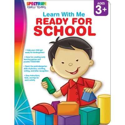 Learn With Me: Ready for School Ages 3+ Book