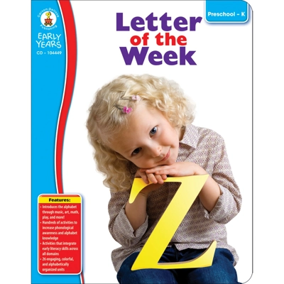 Letter of the Week Book Gr. Preschool–K