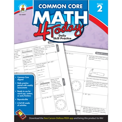 Common Core Math 4 Today Book Gr. 2