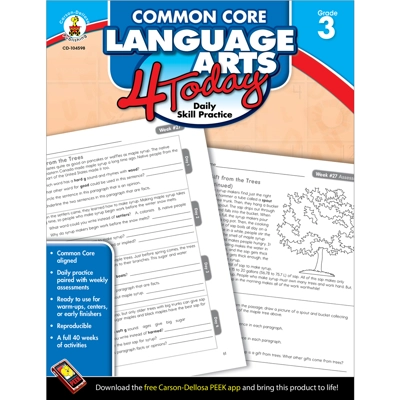 Common Core Language Arts 4 Today Book Gr. 3