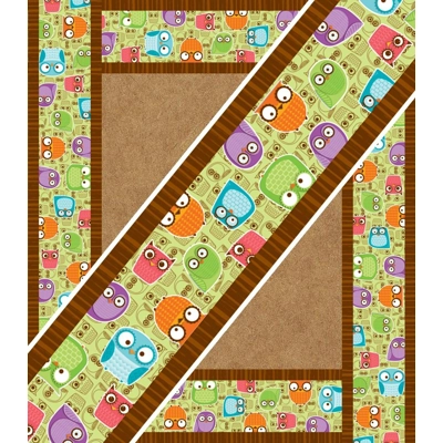 Owls Straight Borders