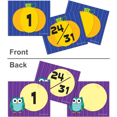 Pumpkin/Moon & Owl Two-Sided Calendar Cover-Ups