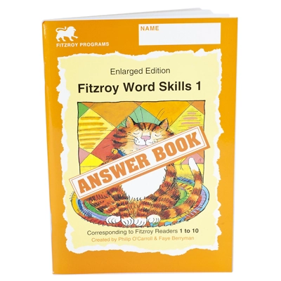 FITZROY WORD SKILLS ANSWER BOOK 1 [NOW IN CD W/ PDF FORMAT]