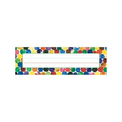 Eric Carle Dots Nameplates