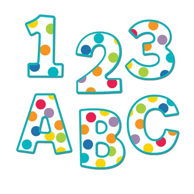 Color Me Bright 4" EZ Letters