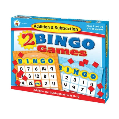 Addition & Subtraction Bingo Game