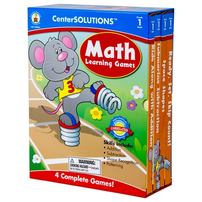 CenterSOLUTIONS®: Math Learning Games Gr. 1