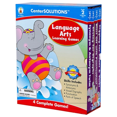 CenterSOLUTIONS®: Language Arts Learning Games Gr. 2