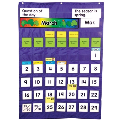 Complete Calendar And Weather Pocket Chart