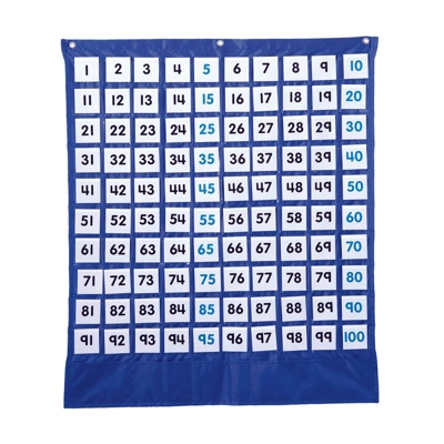 Deluxe Hundred Board Pocket Chart