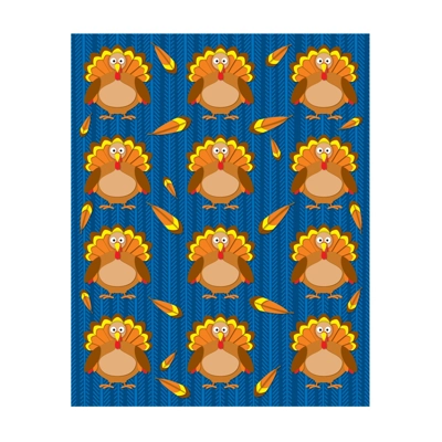 Turkeys Shape Stickers