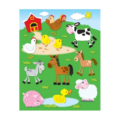 Farm Shape Stickers