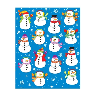 Snowmen Shape Stickers