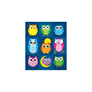 Colorful Owls Prize Pack Sti..