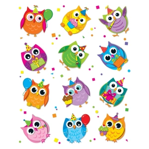 Celebrate With Colorful Owls..