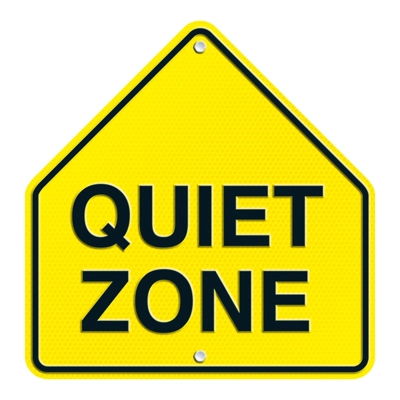 Quiet Zone Two-Sided Decoration