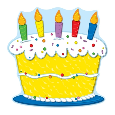 Birthday Cake Two-Sided Decoration