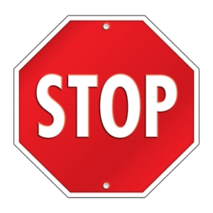 Stop Sign Two-Sided Decoration